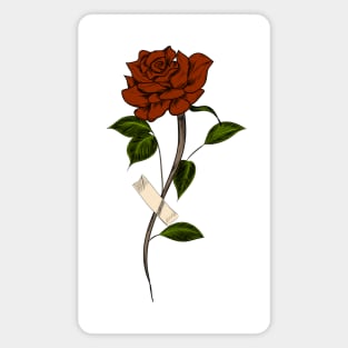 Red rose Magnet